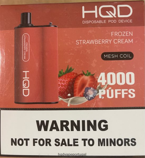 creme de morango congelado