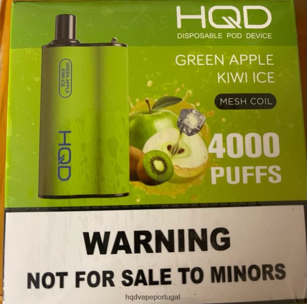 gelo de kiwi com maçã verde