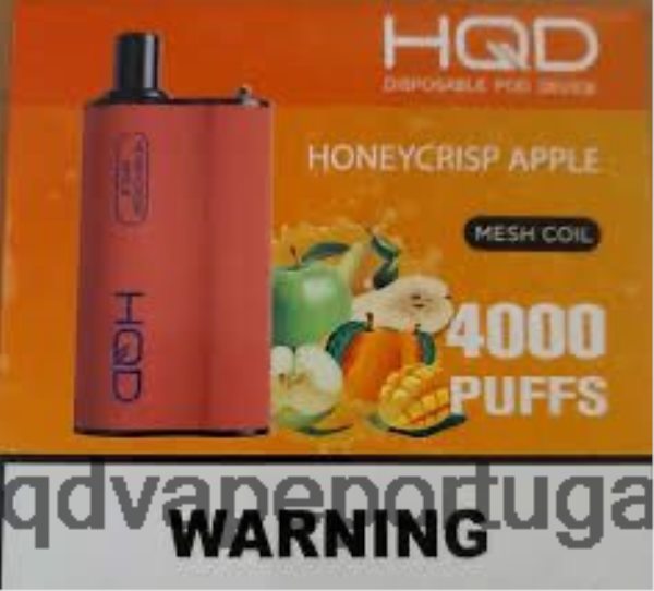 HQD Vape Sale - HQD BOX 4000 baforadas H4P8VT115 maçã crocante