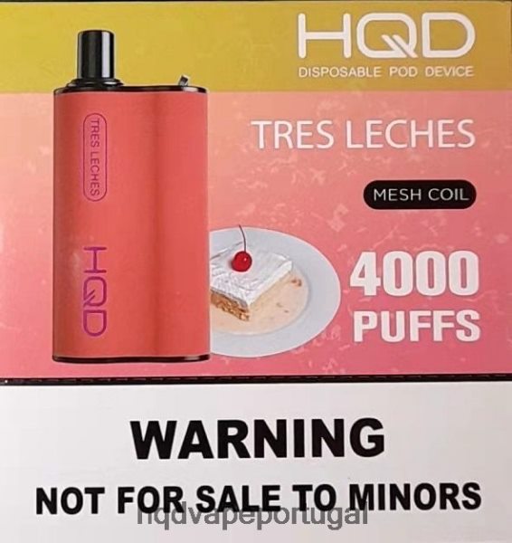HQD Wholesale - HQD BOX 4000 baforadas H4P8VT116 três leites