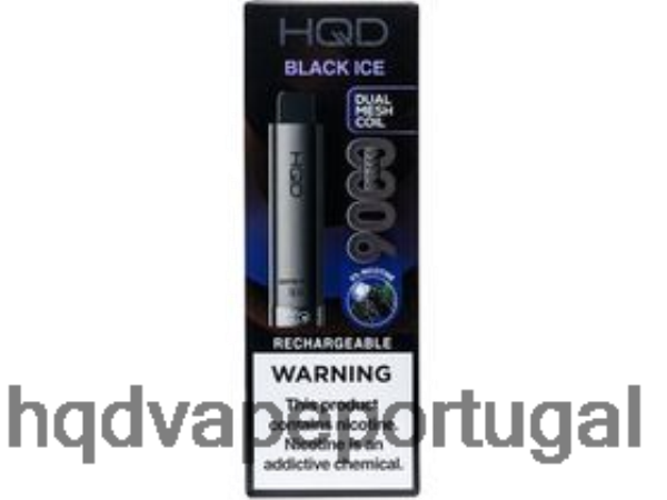 Best HQD Flavor - HQD CUVIE PLUS 2.0 descartável H4P8VT270 gelo preto
