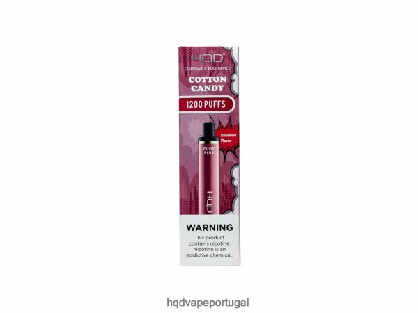 Best HQD Flavor - HQD CUVIE PLUS vaporizador descartável H4P8VT160 algodão doce