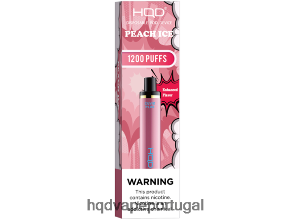 Best HQD Flavor - HQD CUVIE PLUS vaporizador descartável H4P8VT230 gelo de pêssego