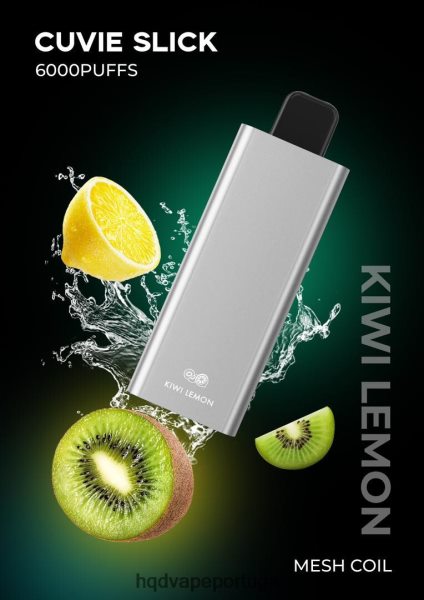 Best HQD Flavor - HQD CUVIE SLICK 6.000 baforadas H4P8VT30 limão kiwi liso