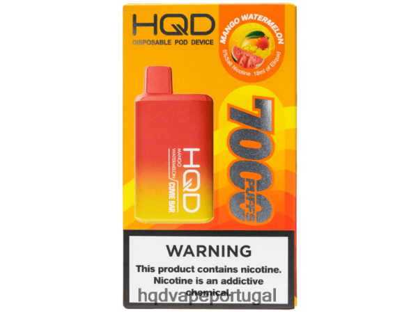 HQD Online Shop - HQD CUVIE BAR descartável H4P8VT218 melancia manga