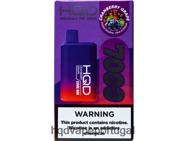 HQD Portugal - HQD CUVIE BAR descartável H4P8VT161 uva amora