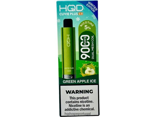 gelo de maçã verde