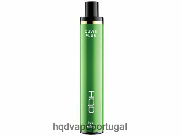HQD Vape Portugal - HQD CUVIE PLUS vaporizador descartável H4P8VT202 hortelã gelada