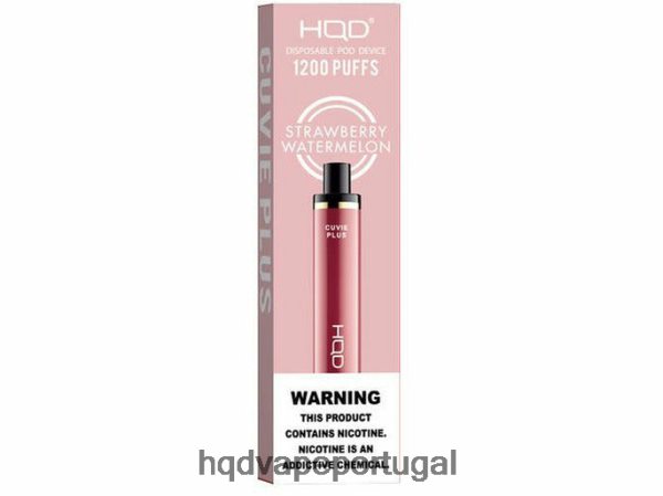 HQD Vape Portugal - HQD CUVIE PLUS vaporizador descartável H4P8VT262 melancia morango