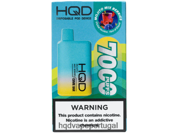 HQD Vape Price - HQD CUVIE BAR descartável H4P8VT224 mojito mix de frutas vermelhas