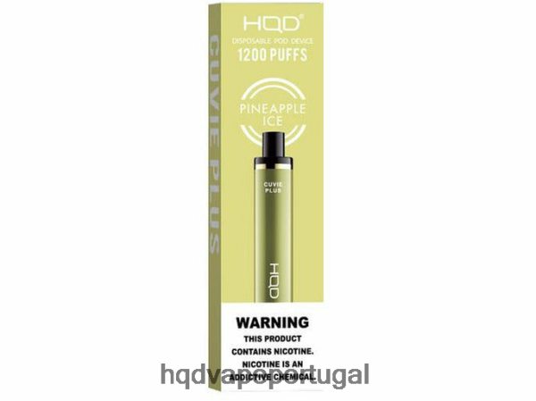 HQD Vape Price - HQD CUVIE PLUS vaporizador descartável H4P8VT234 gelo de abacaxi