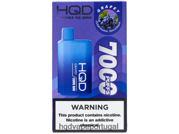 HQD Vape Shop - HQD CUVIE BAR descartável H4P8VT169 uva