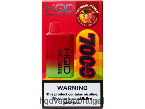 HQD Vapes For Sale - HQD CUVIE BAR descartável H4P8VT267 soco tropical