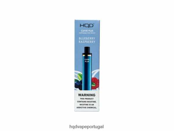 HQD Vapes For Sale - HQD CUVIE PLUS vaporizador descartável H4P8VT147 framboesa mirtilo
