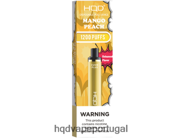 HQD Vapes For Sale - HQD CUVIE PLUS vaporizador descartável H4P8VT217 manga pêssego