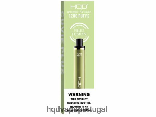 HQD Wholesale - HQD CUVIE PLUS vaporizador descartável H4P8VT166 fusão de frutas