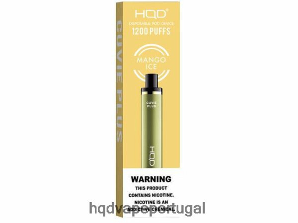 HQD Wholesale - HQD CUVIE PLUS vaporizador descartável H4P8VT216 gelo de manga