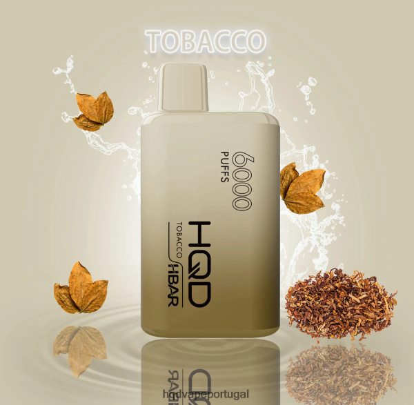 HQD Vape Portugal - HQD HBAR 6.000 baforadas H4P8VT52 tabaco