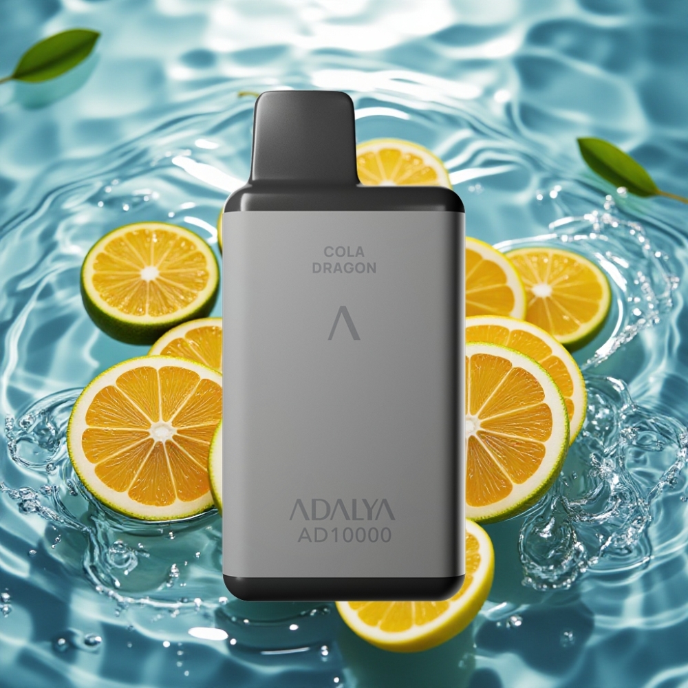 Adalya AD 10000 Puffs Disposable Vape Gelo Azul Space Gray USB-C 14ml 2%