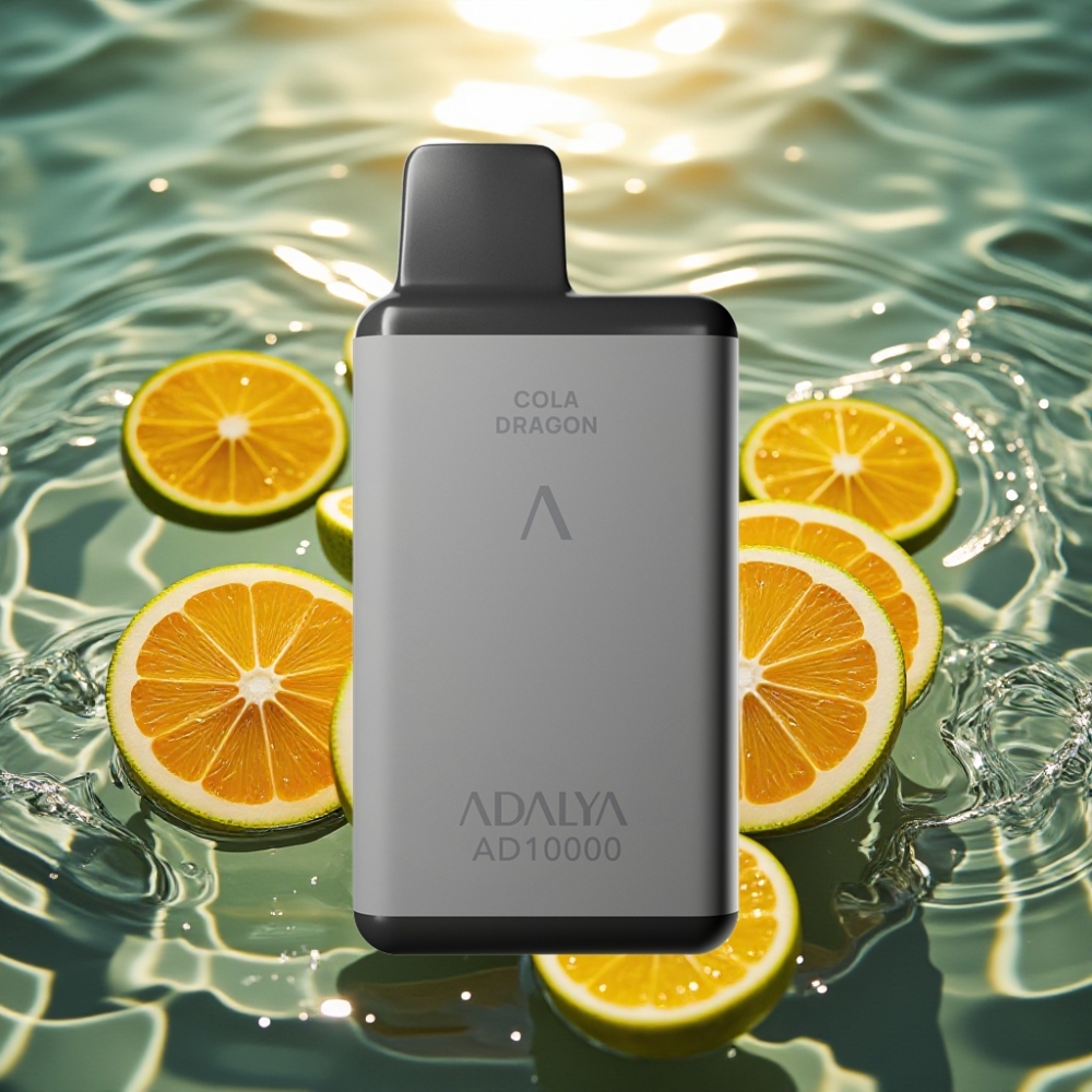Adalya AD 10000 Puffs Disposable Vape Havaí Cinza Espacial USB-C 14ml 2% 650mAh