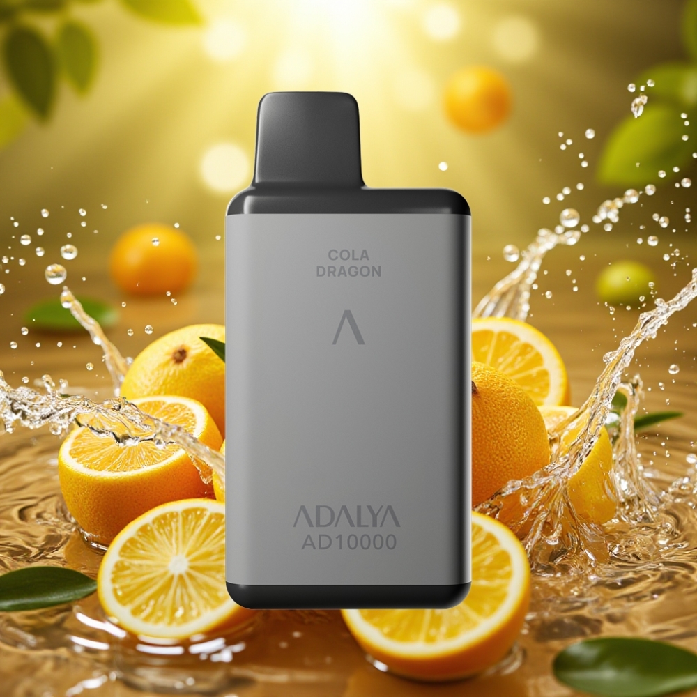 Adalya AD 10000 Puffs Disposable Vape Lorde Inglês Cinza Espacial USB-C 14ml 2%
