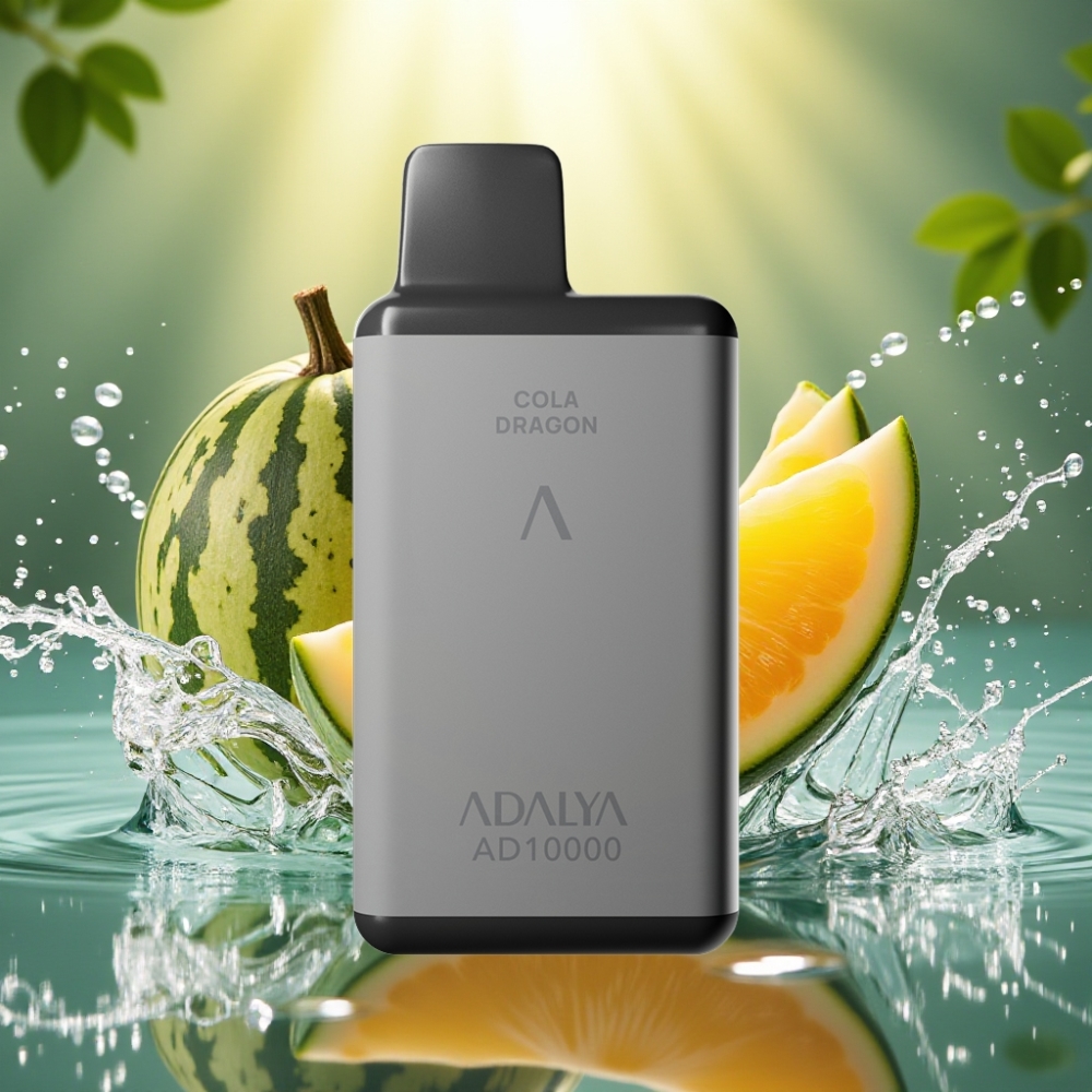 Adalya AD 10000 Puffs Disposable Vape Space Gray Melão Azul USB-C 14ml 2%