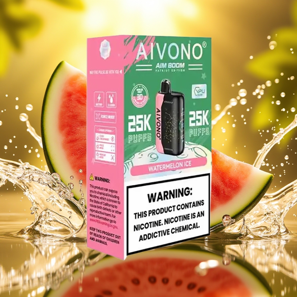 Aivono Aim Boom 25000 Puffs distributor Portugal 28ml 650mAh 1.2ohm Melancia Gelo