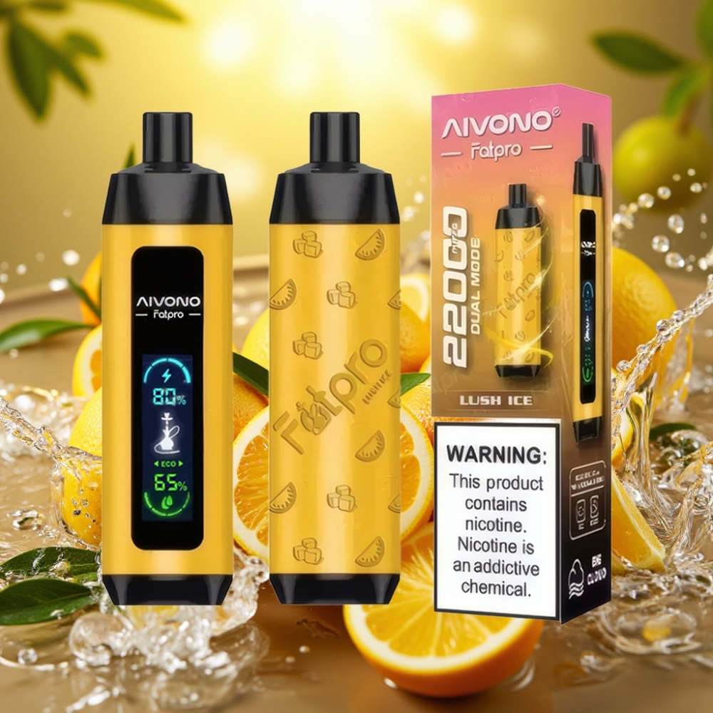 Aivono Aim Fatpro 22000 Puffs 28ml 600mAh 0.6ohm Eco/Boost Dual Modes Gelo Refrescante