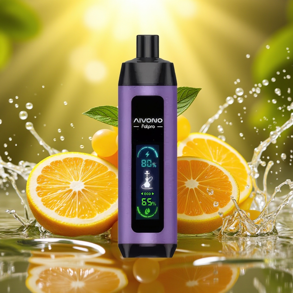 Aivono Aim Fatpro 22000 Puffs 28ml 600mah 0.6ohm Eco/Boost Dual Modes Uva Hortelã