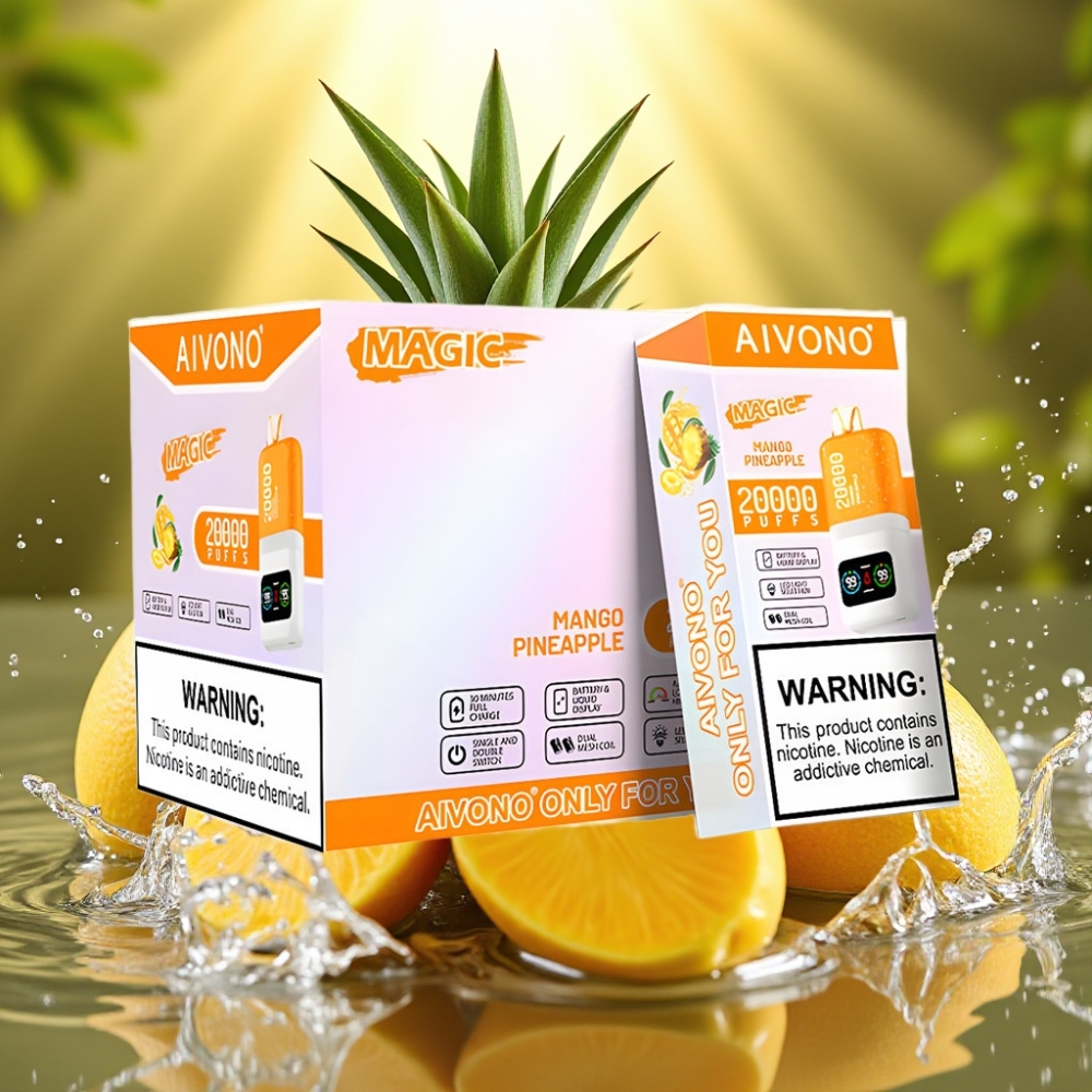 Aivono AIM MAGIC 20000 Puffs 26ml Tipo-C Recarregável Manga Abacaxi