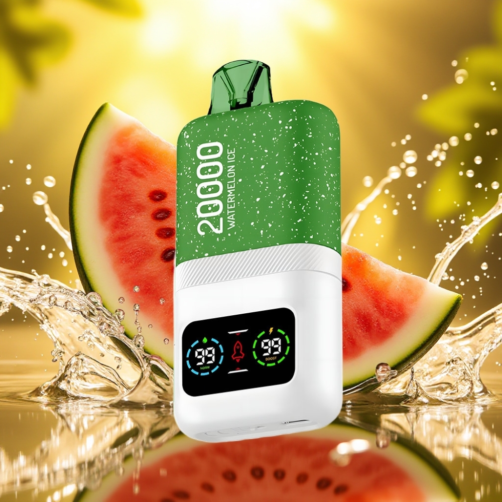Aivono AIM MAGIC 20000 Puffs Recarregável Tipo-C 600mAh 26ml Gelo Melancia Dual Mesh LCD