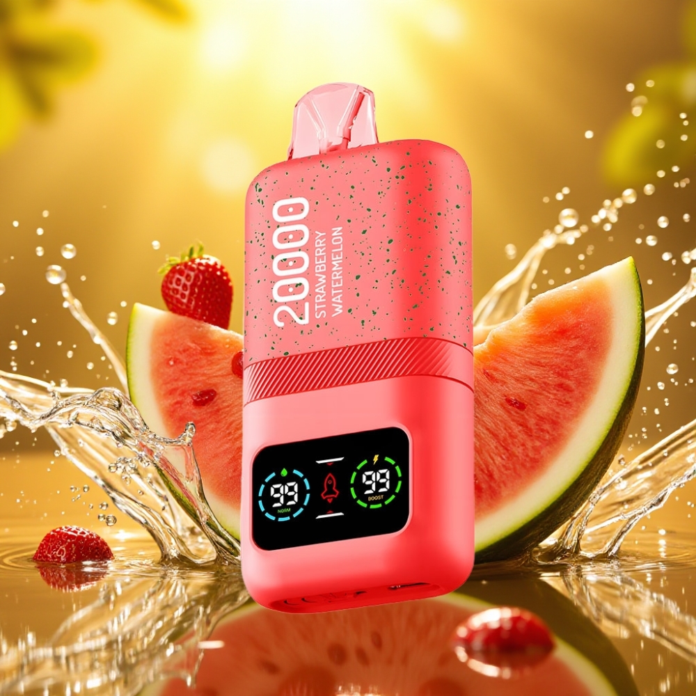 Aivono Aim Magic 20000 Puffs 26ml Dual Mesh LCD Tipo-C Morango Melancia