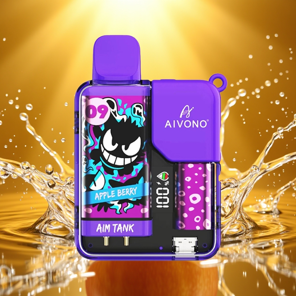 Aivono AIM-TANK 9500 Puffs 18mL 650mAh LCD Maçã Frutas Silvestres