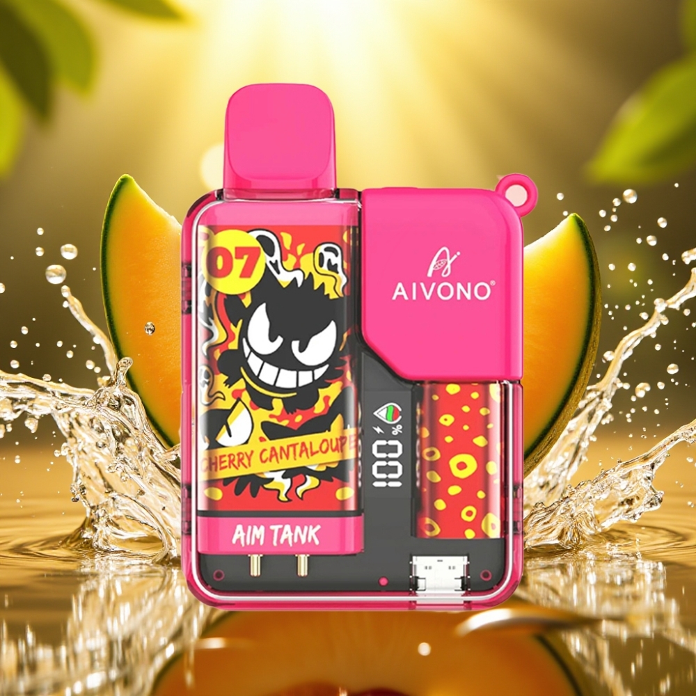 Aivono AIM-TANK 9500 Puffs 18ml 650mAh LCD 1.2ohm Cereja Melão