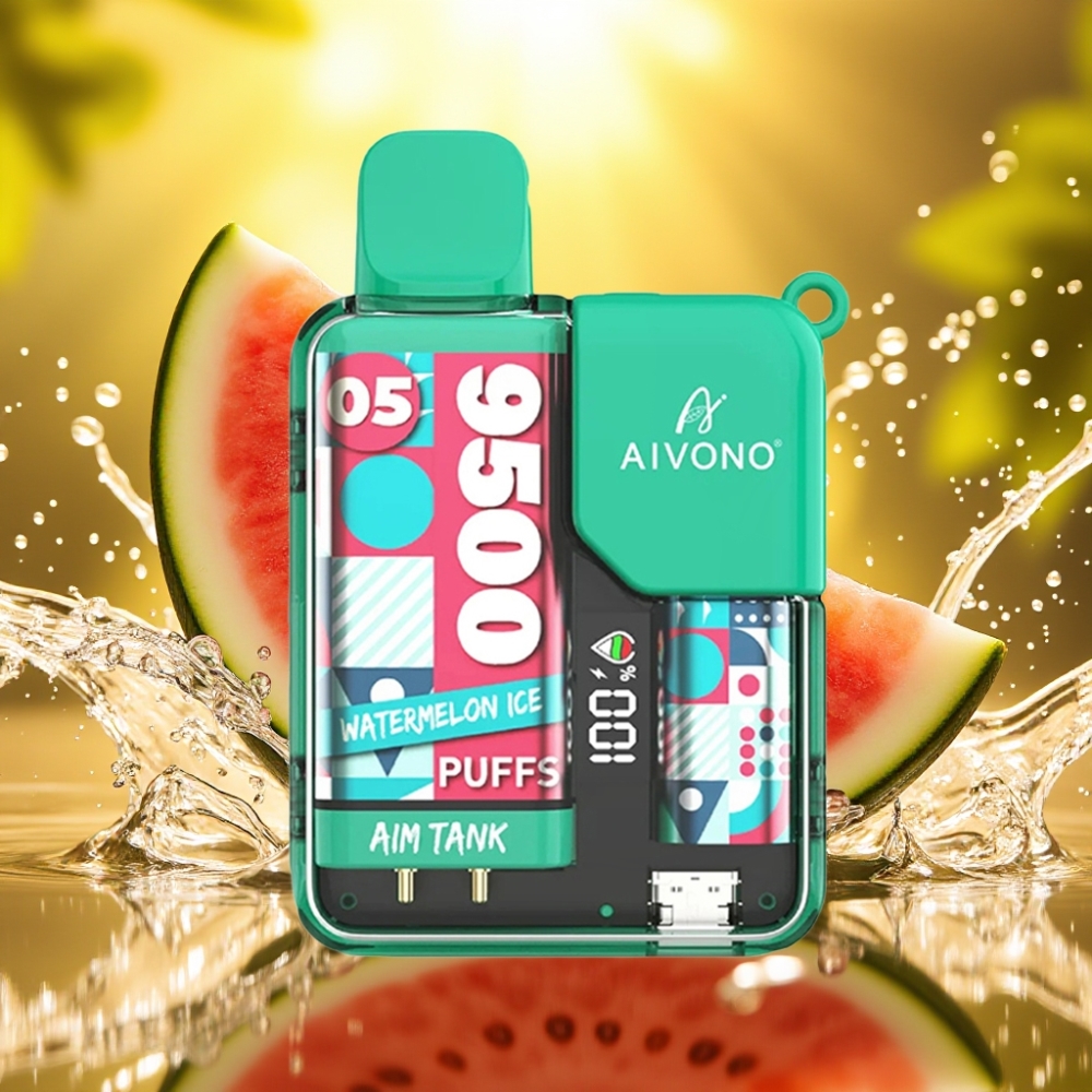 Aivono AIM-TANK 9500 Puffs 18ml 650mAh LCD 1.2ohm Melancia Gelo