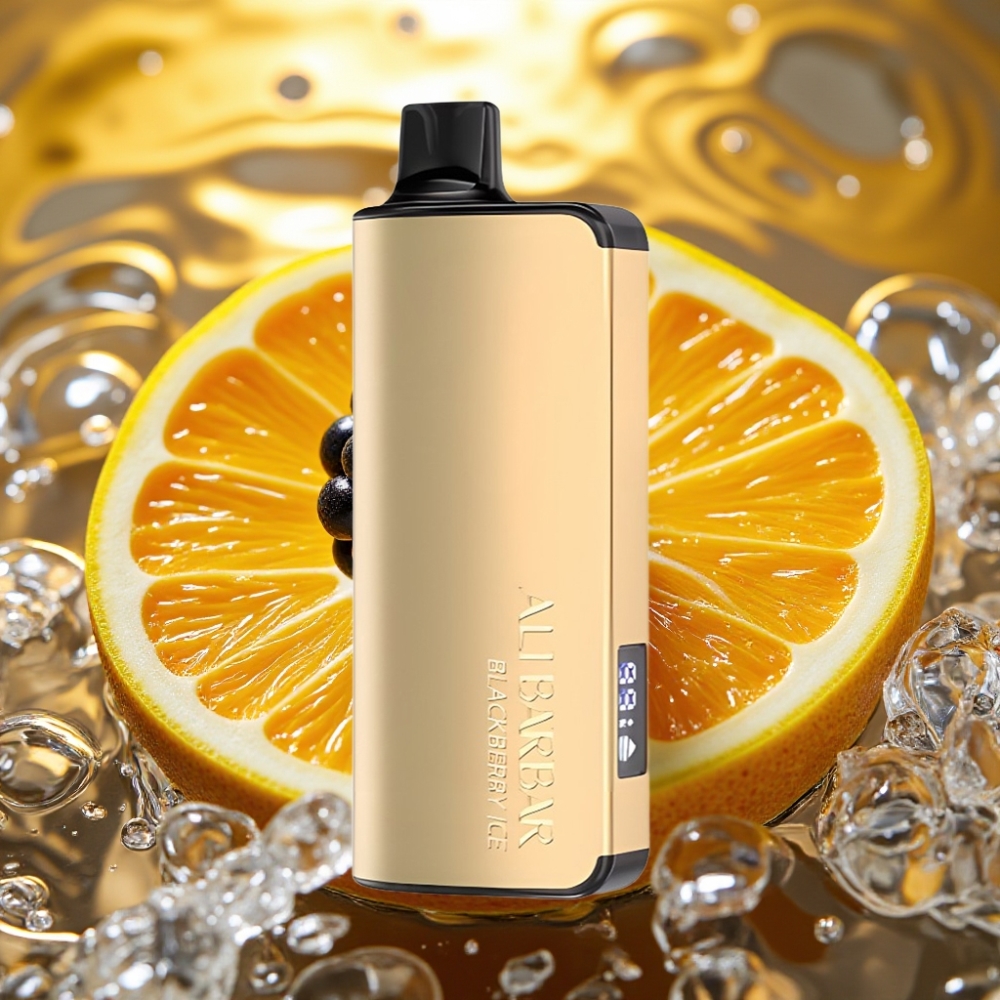 Alibarbar Ingot 9000 Puffs 22ml 2350mAh LED Display Mirtilo Gelo