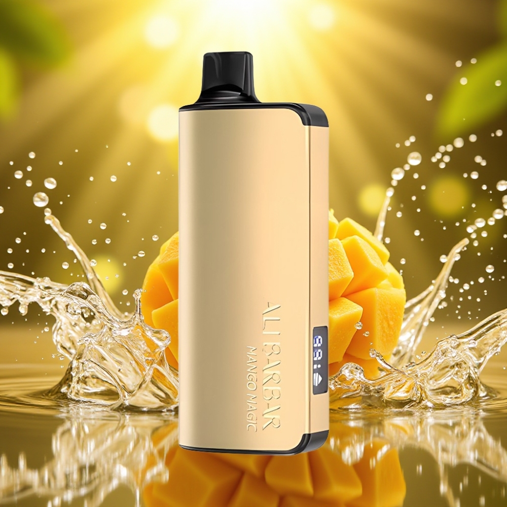 Alibarbar Ingot 9000 Puffs Disposable Vape Magia da Manga 22ml 2350mAh LED
