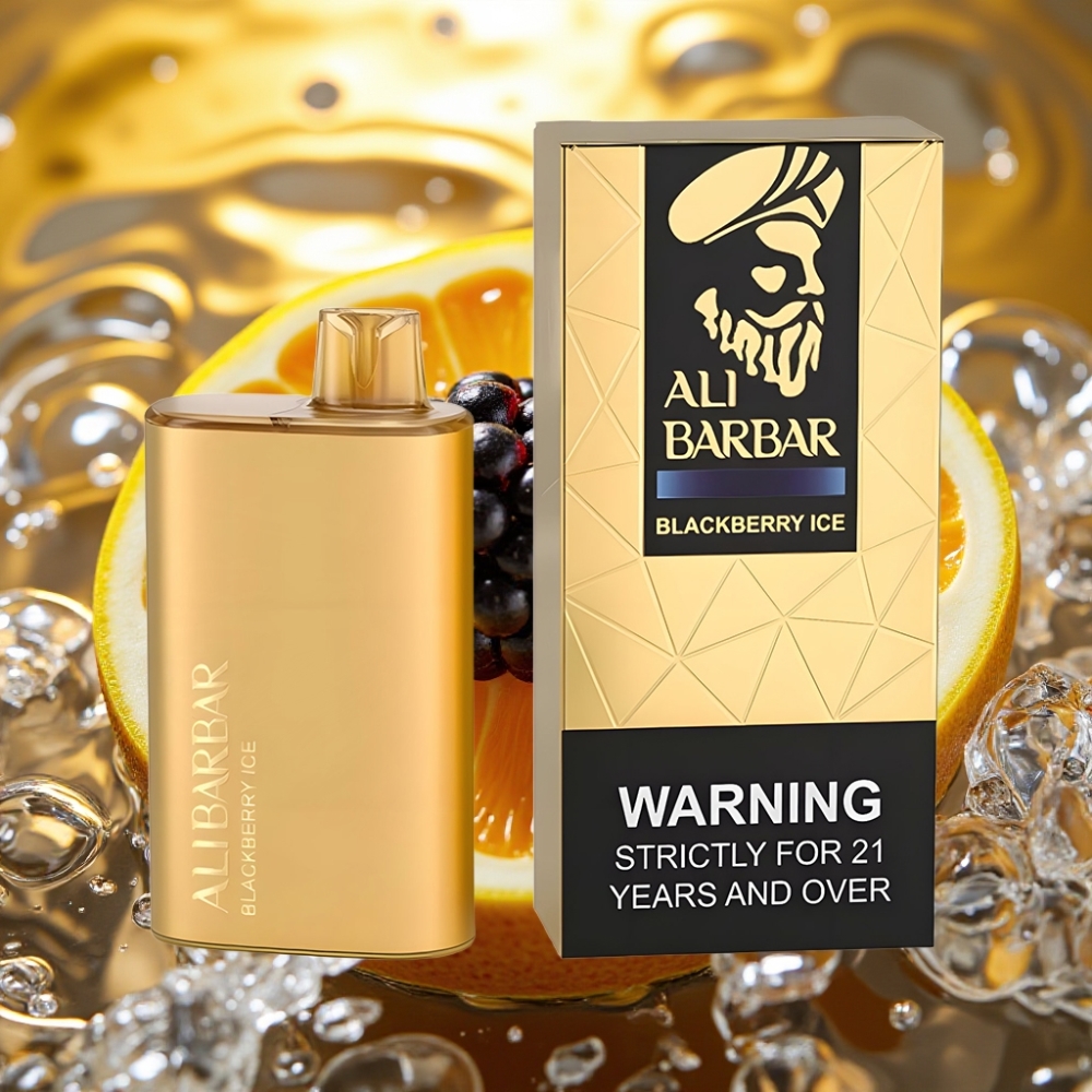 Alibarbar Rich 8000 Puffs 20ml 2000mAh 1.1Ω Descartável Mirtilo Gelo