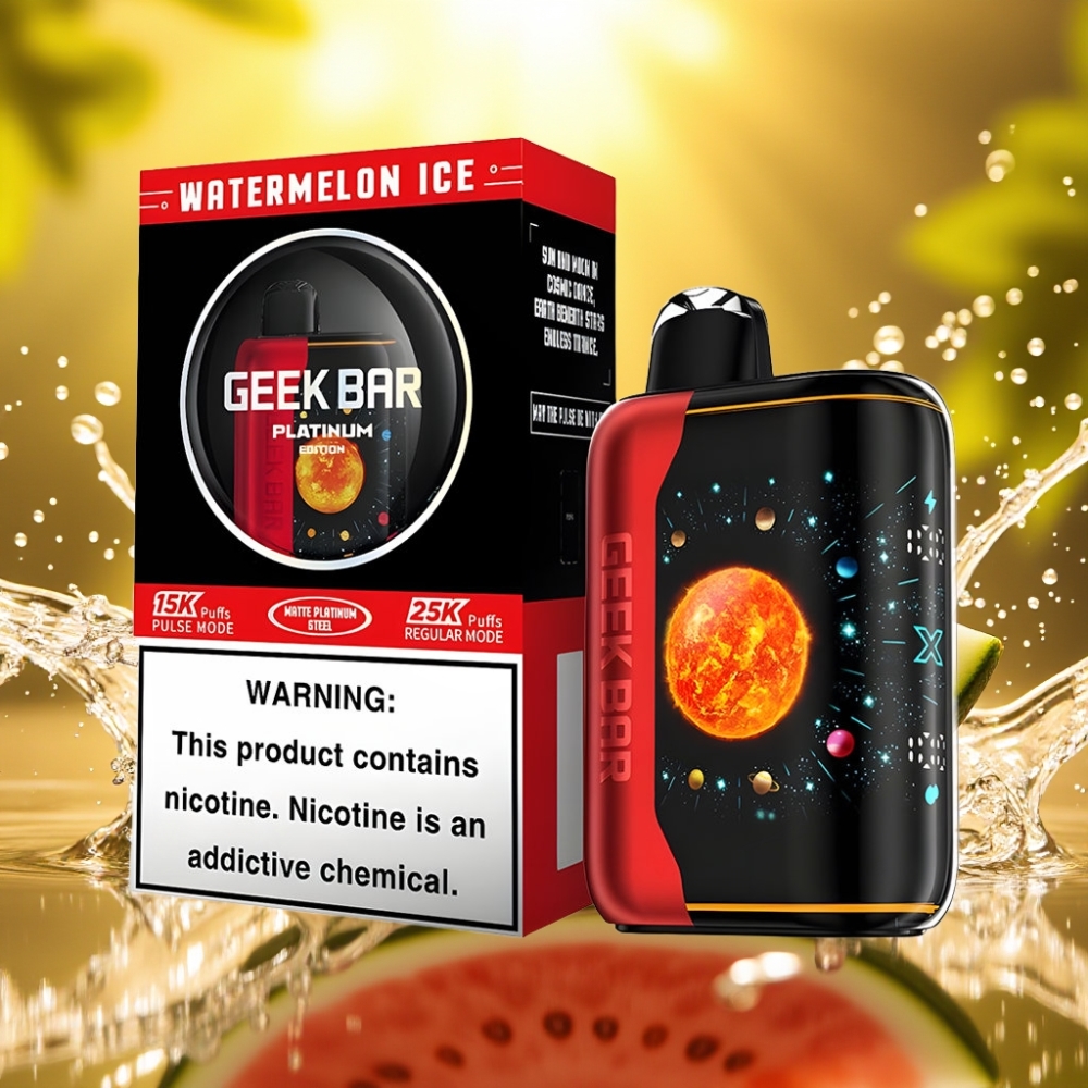 GEEK BAR Platinum Edition 25000 Puffs USB-C Recarga Rápida Melancia Gelo