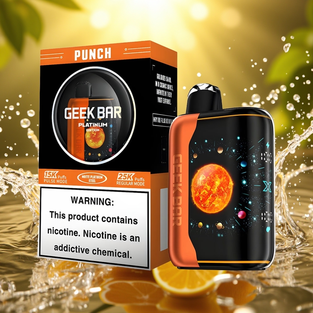 GEEK BAR Platinum Edition 25000 Puffs USB-C Recarga Rápida Sabor Punch