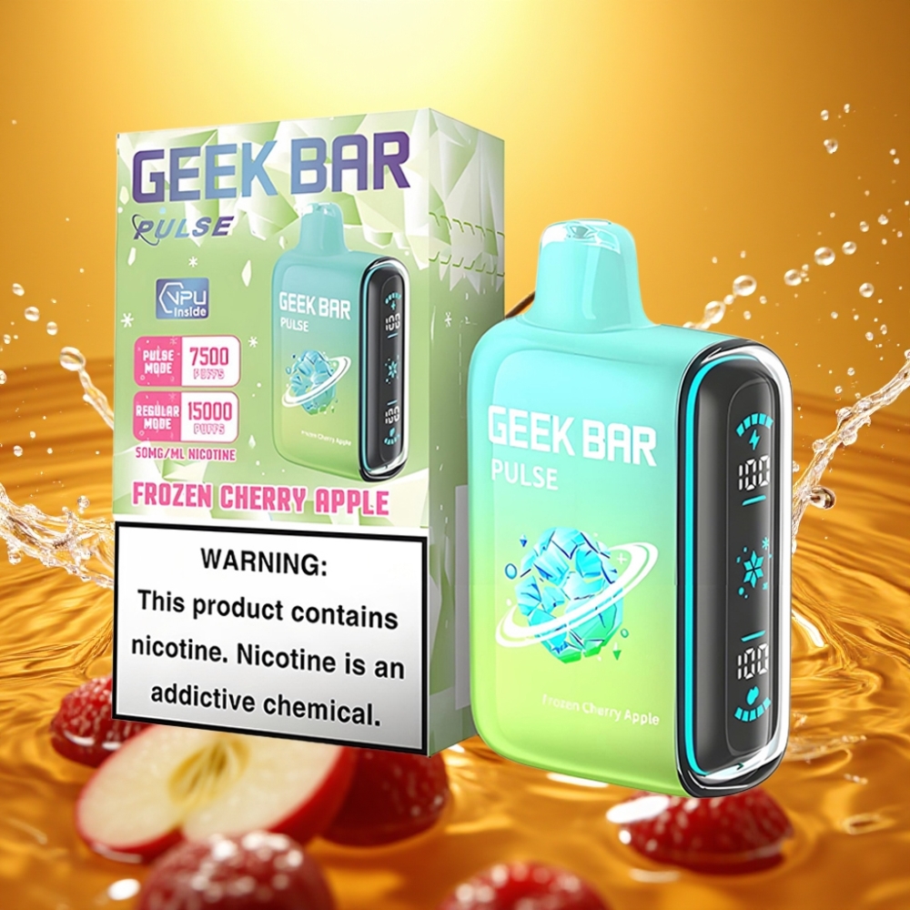 Geek Bar Pulse 15000 Puffs 16ML 5% Nic USB-C 650mAh Edição Congelada