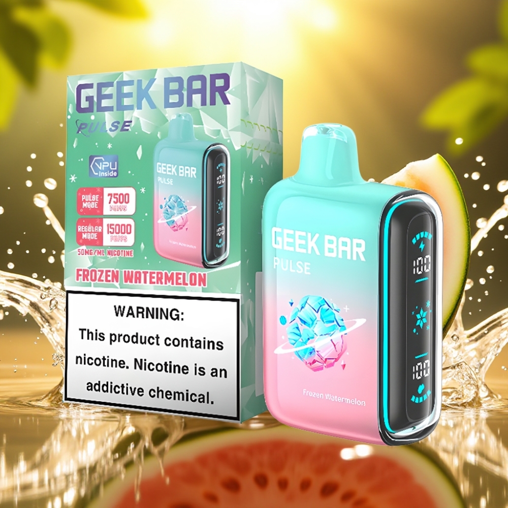Geek Bar Pulse 15000 Puffs 16ML 5% Nic USB-C 650mAh Edição Congelada