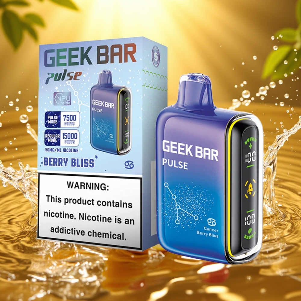 Geek Bar Pulse 15000 Puffs distributor Portugal 16ML 5% Airflow USB-C Zodíaco