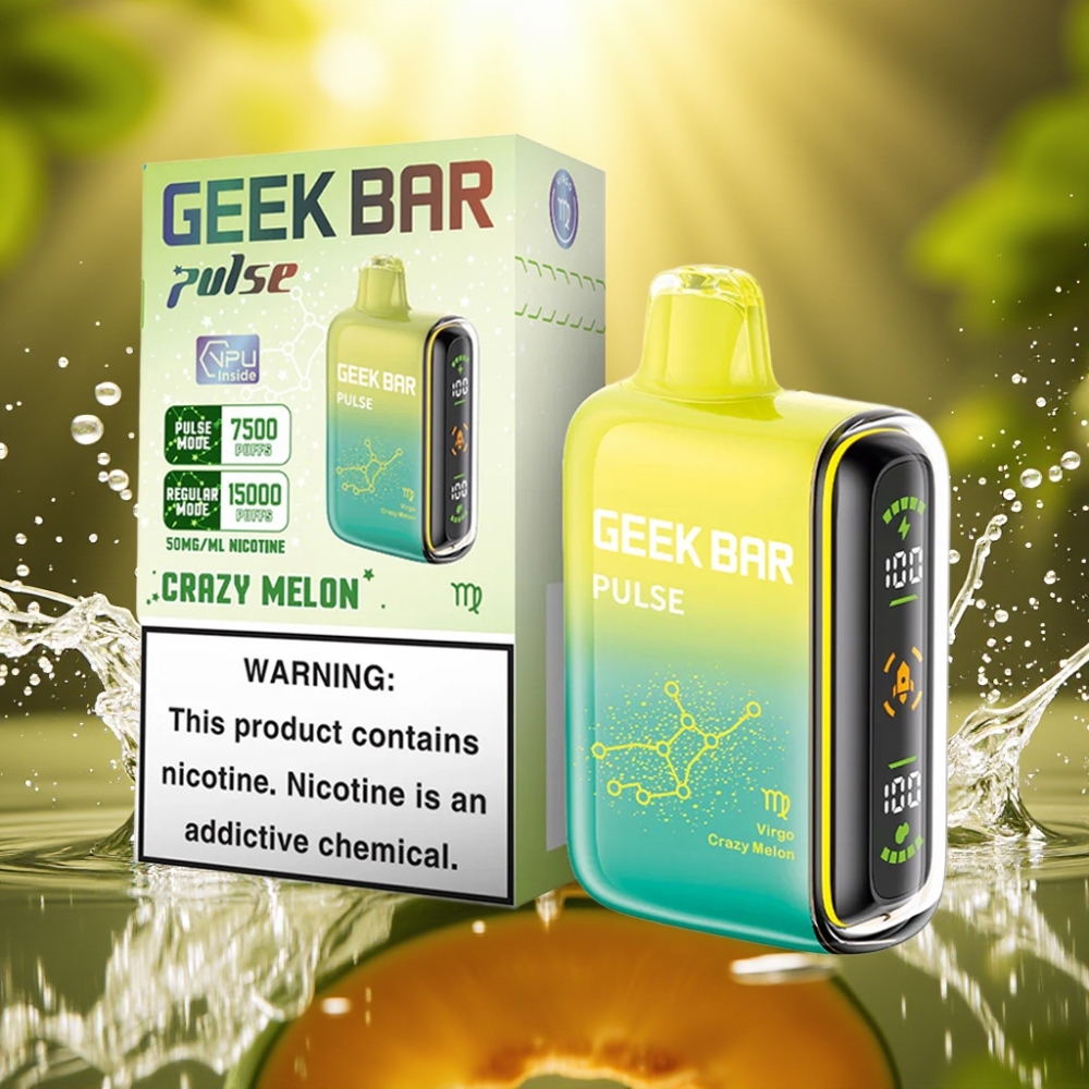 Geek Bar Pulse 15000 Puffs distributor Portugal 16ML 5% Airflow USB-C Zodíaco