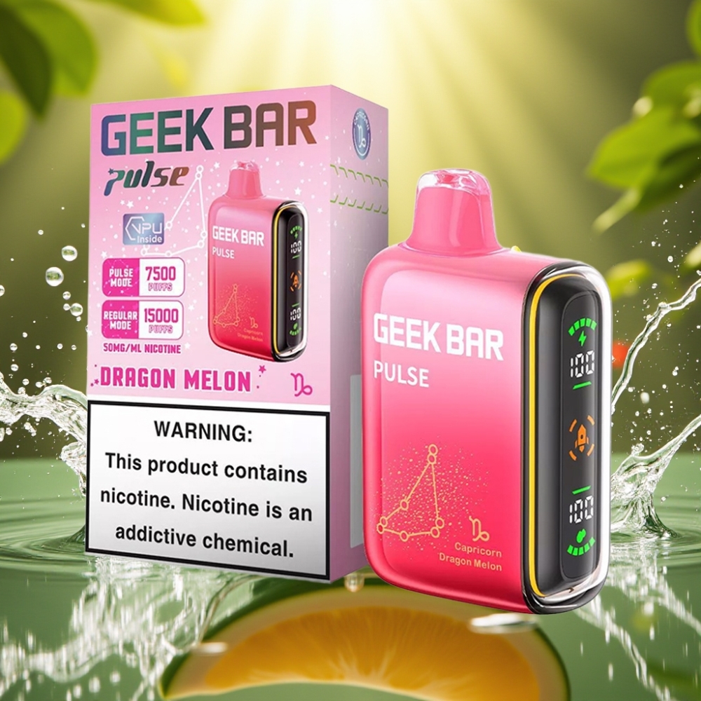 Geek Bar Pulse 15000 Puffs distributor Portugal 16ML 5% Airflow USB-C Zodíaco