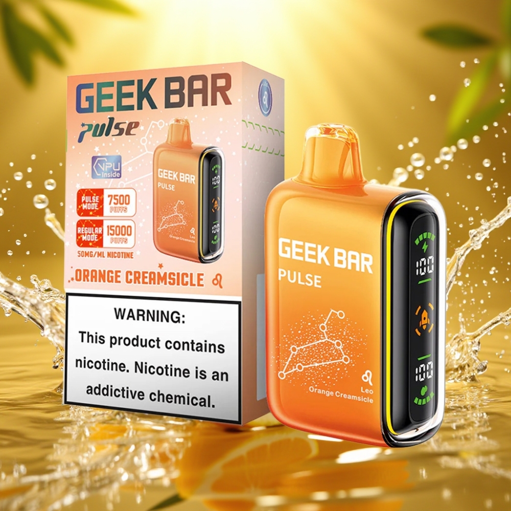 Geek Bar Pulse 15000 Puffs distributor Portugal 16ML 5% Airflow USB-C Zodíaco