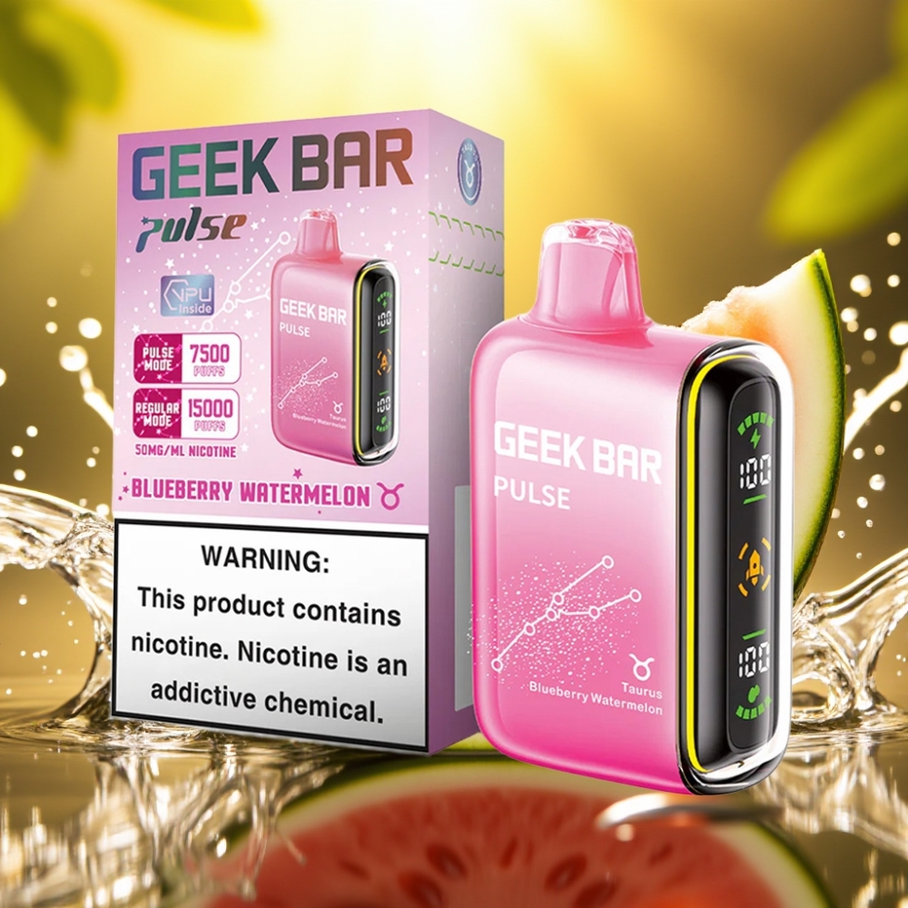 Geek Bar Pulse 15000 Puffs distributor Portugal 16ML 5% Airflow USB-C Zodíaco