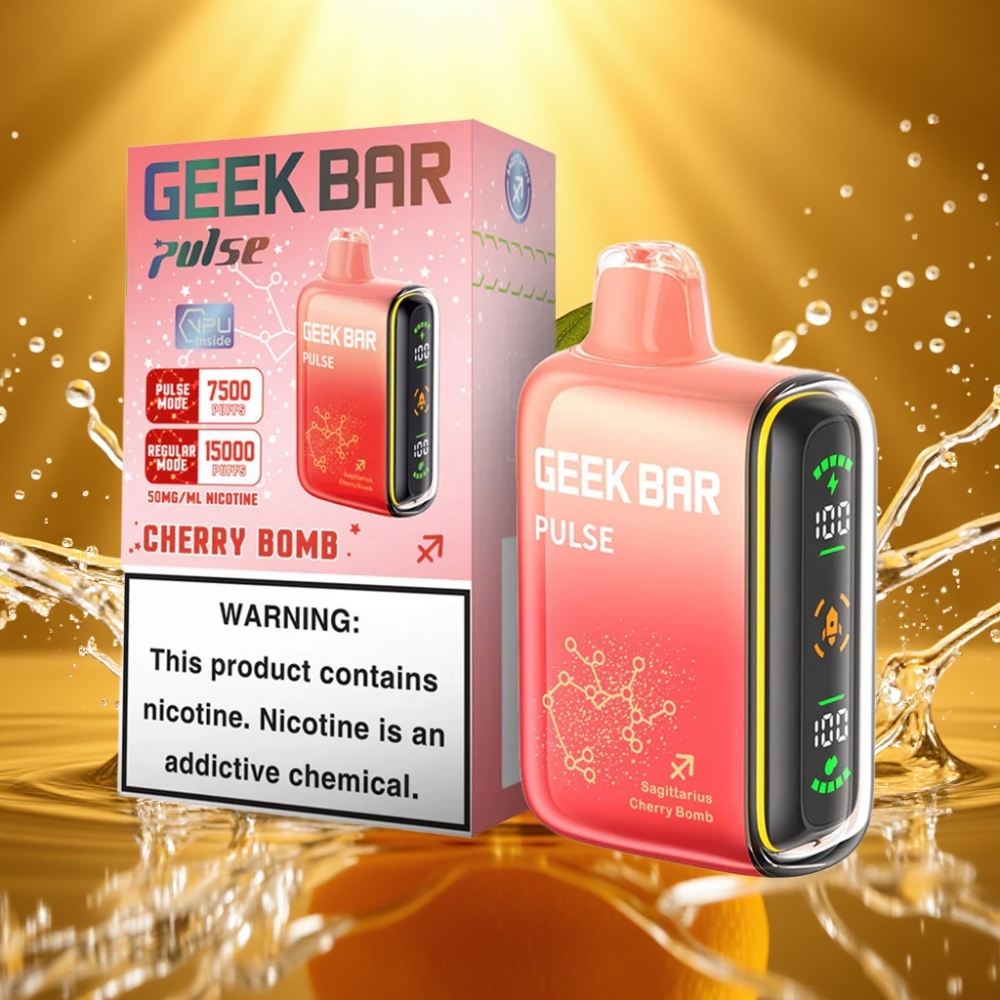 Geek Bar Pulse 15000 Puffs distributor Portugal 16ML 5% Airflow USB-C Zodíaco