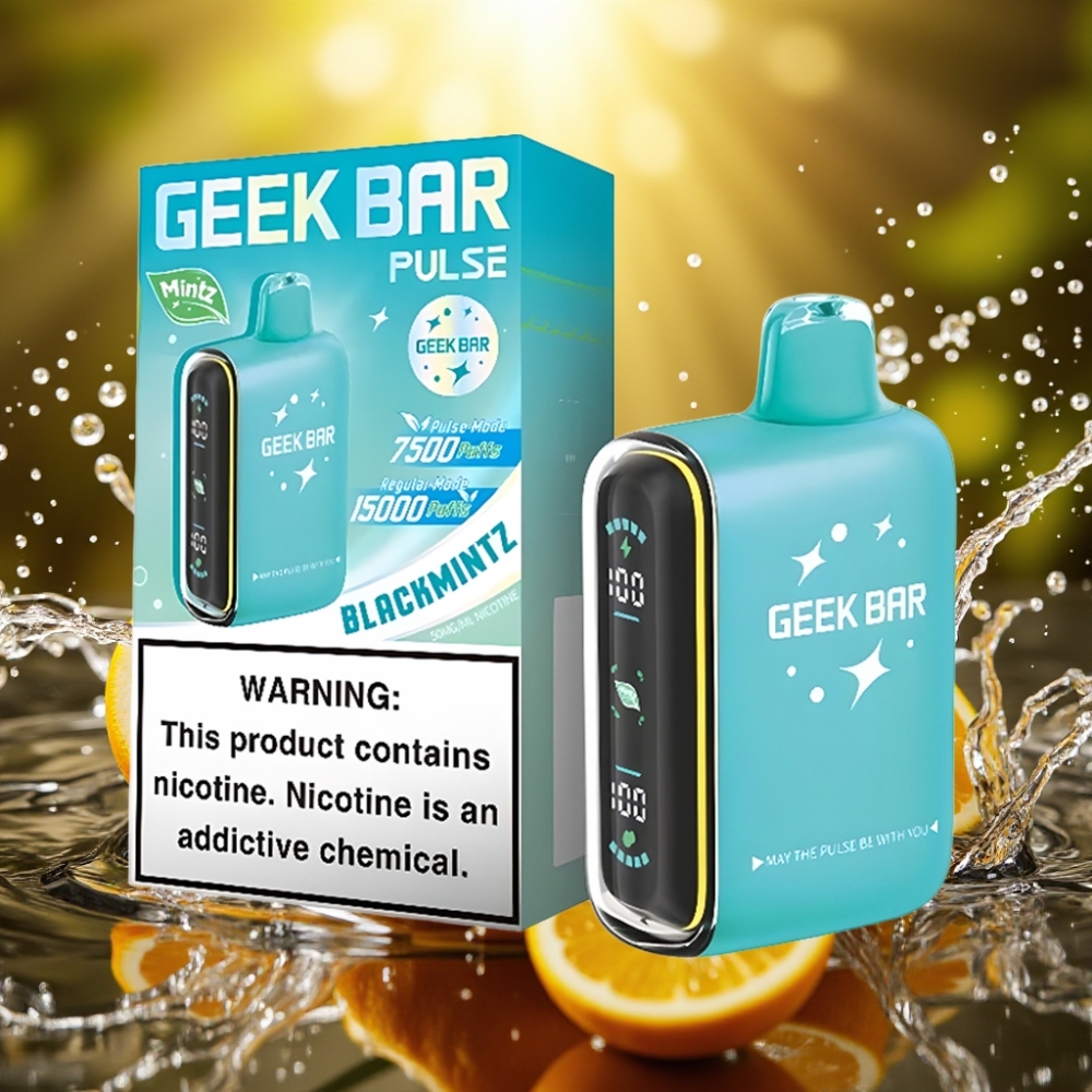 Geek Bar Pulse 15000 Puffs distributor Portugal 16ML 5% USB-C Menta Edition