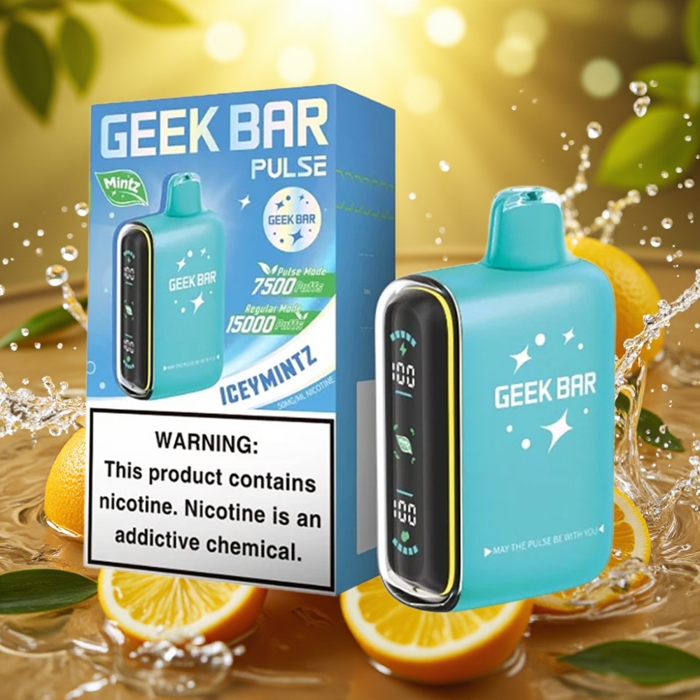 Geek Bar Pulse 15000 Puffs distributor Portugal 16ML 5% USB-C Menta Edition
